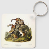 Chipping Eekhoorn ( Eastern Chipmunk ) van Audubon Sleutelhanger (Achterkant)