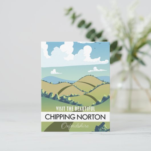 Chipping Norton Oxfordshire Briefkaart (Staand voorkant)