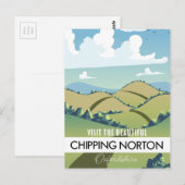 Chipping Norton Oxfordshire Briefkaart (Voorkant / Achterkant)