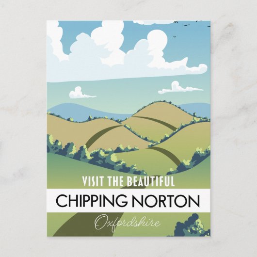 Chipping Norton Oxfordshire Briefkaart (Voorkant)