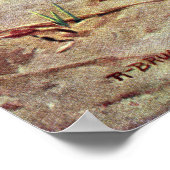 Chipping Sparrow Family en Nasturtiums Poster (Hoek)