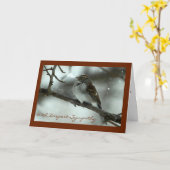 Chipping Sparrow Sympathy Card Kaart (Gele Bloem)