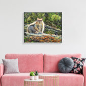 "Chippy" Canvas Afdruk (Insitu (Woonkamer))