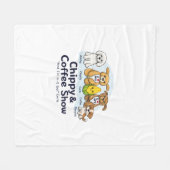 Chippy&Coffee Show Dekbed Fleece Deken (Voorkant (Horizontaal))