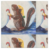 Chippy de Snowman Maker Stof (Close Up)