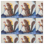 Chippy de Snowman Maker Stof (Swatch)