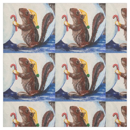 Chippy de Snowman Maker Stof (Swatch)