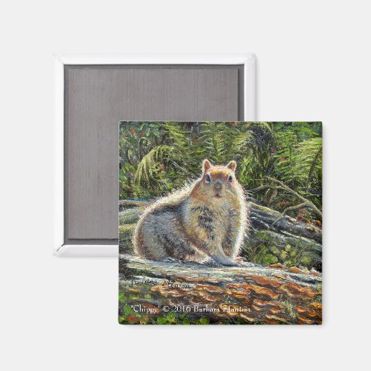 "Chippy" magneet (Voorkant / Achterkant)