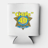 CHiPs 40e Jubilea cuphouder Blikjeskoeler (Voorkant)