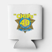 CHiPs 40e Jubilea cuphouder Blikjeskoeler (Achterkant)