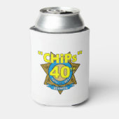 CHiPs 40e Jubilea cuphouder Blikjeskoeler (Blikje Achterkant)