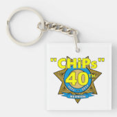 CHiPs 40e Jubileum Sleutelhanger (Voorkant)