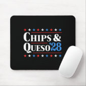 Chips And Queso 2028 Funny Presidential Election 2 Muismat (Met muis)