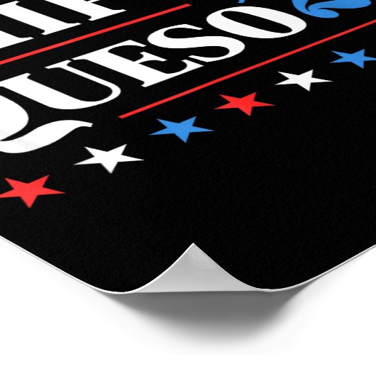 Chips And Queso 2028 Funny Presidential Election 2 Poster (Hoek)