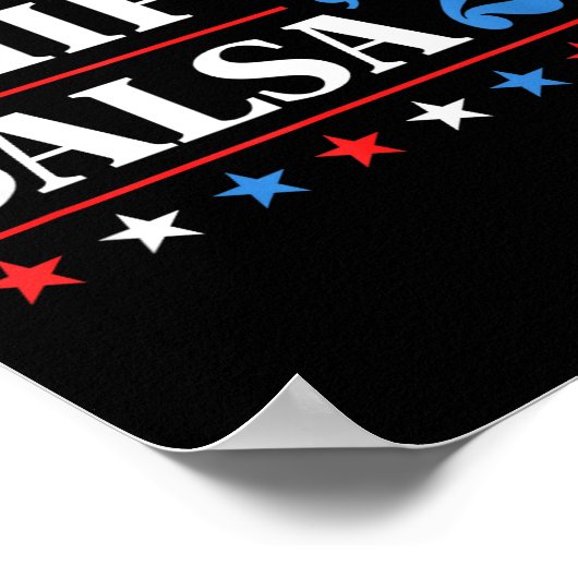 Chips And Salsa 2028 Funny Presidential Election 2 Poster (Hoek)