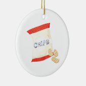 Chips Bag Keramisch Ornament (Rechts)