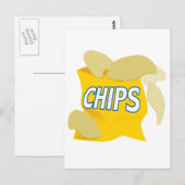 chips briefkaart (Voorkant / Achterkant)