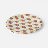 Chips Chili Con Queso Blanco Nachos Kaasdip Papieren Bordje (Gekanteld)