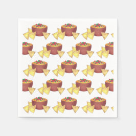 Chips Chili Con Queso Blanco Nachos Kaasdip Servet