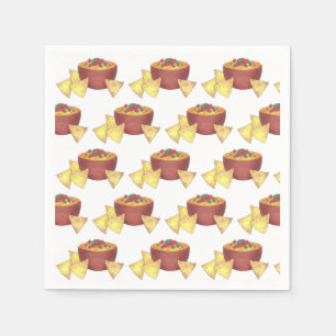 Chips Chili Con Queso Blanco Nachos Kaasdip Servet