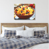chips en fruit canvas afdruk (Insitu (Slaapkamer))