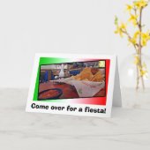 Chips en Salsa Fiesta Kaart (Gele Bloem)