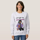 Chips en sigaren, maar de stijl is nog steeds vuur trui (Voorkant volledig)