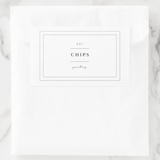 Chips Food Label Stickers (Tas)