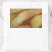 Chips/Fries Rechthoekige Sticker (Tas)