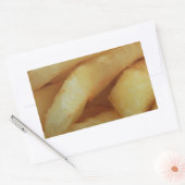 Chips/Fries Rechthoekige Sticker (Envelop)