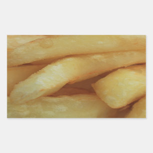 Chips/Fries Rechthoekige Sticker