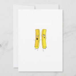 Chips, frietjes thema kaart