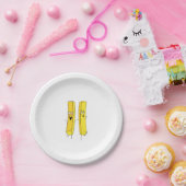 Chips, frietjes thema papieren bordje (Feest)