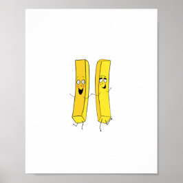 Chips, frietjes thema poster