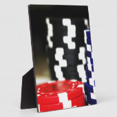 Chips Gambling Casino Win Game Luck Risk Bet Fotoplaat (Zijkant)