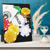 Chips Gambling Casino Win Game Luck Risk Bet Fotoplaat (Zijkant)