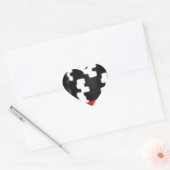 Chips Gambling Casino Win Game Luck Risk Bet Hart Sticker (Envelop)