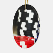Chips Gambling Casino Win Game Luck Risk Bet Keramisch Ornament (Links)