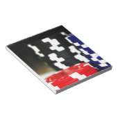 Chips Gambling Casino Win Game Luck Risk Bet Notitieblok (Schuin)