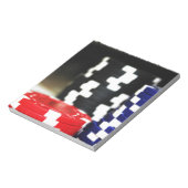 Chips Gambling Casino Win Game Luck Risk Bet Notitieblok (Linkerzijde)