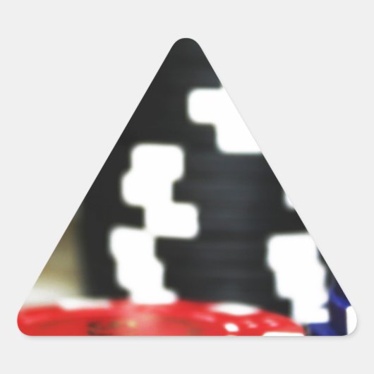 Chips Gambling Casino Win Game Luck Risk Bet Sticker (Voorkant)
