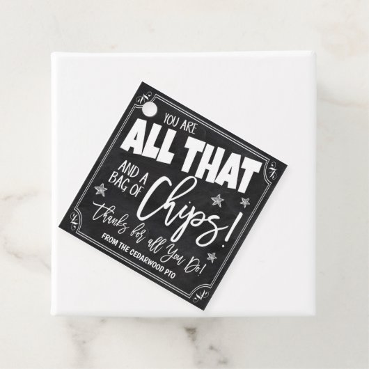 Chips Gift Label (In situ)