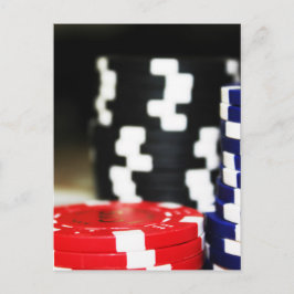 Chips Gokken Casino Winnen Spel Geluk Risico Inzet Briefkaart