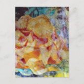 chips junk journal Mixed Media Collage Briefkaart (Voorkant)