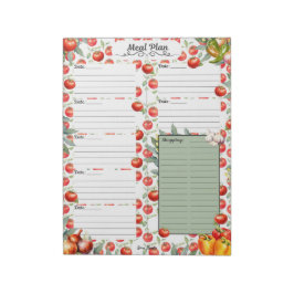 Chips 'N Salsa 7-daagse maaltijdplanner Notitieblok