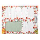 Chips 'N Salsa 7-daagse maaltijdplanner Notitieblok (Voorkant)