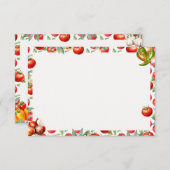 Chips 'N Salsa Blank Recept Kaart (Voorkant / Achterkant)