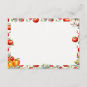 Chips 'N Salsa Blank Recept Kaart (Achterkant)