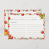 Chips 'N Salsa Recept Kaart (Voorkant / Achterkant)