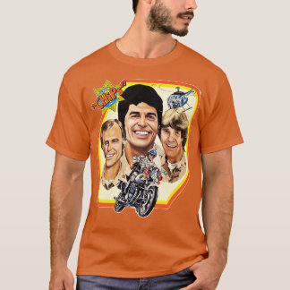 Chips Retro 70s Misdaad Drama TV Show T-shirt